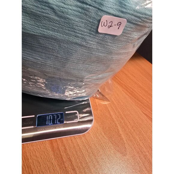 Soft Surroundings Dress M Crepe Blue Coastal Tropical Resort Boho Flowy Popover - Picture 8 of 12